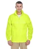 UltraClub Adult Full-Zip Hooded Pack-Away Jacket