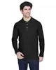 UltraClub Adult Long-Sleeve Classic Piqué Polo