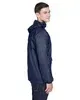 UltraClub Adult Quarter-Zip Hooded Pullover Pack-Away Jacket