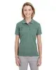 UltraClub Ladies' Heathered Piqué Polo