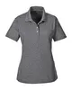 UltraClub Ladies' Heathered Piqué Polo