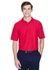 UltraClub Men's Cool & Dry Elite Tonal Stripe Performance Polo