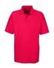 UltraClub Men's Cool & Dry Elite Tonal Stripe Performance Polo