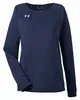 Under Armour Ladies' Hustle Fleece Crewneck  Sweatshirt