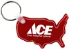 Customized USA Key Fob