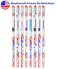 USA Themed Patriotic #2 Lead Foiled Pencil