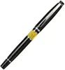 Marbled Accent Custom Metal Rollerball Pen