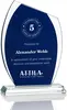 Customizable Sapphire Acrylic Corporate Award