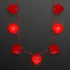 Valentine Hearts String Lights Necklace, 7 Bulbs