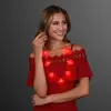 Valentine Hearts String Lights Necklace, 7 Bulbs