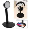 Vanity Light Wireless Charger With Headphone Stand