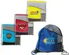 Personalized Varsity Drawstring Backpack with Custom Logo