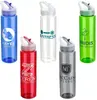 Custom Velo 32 oz PET Bottle with Flip-Up Lid - Personalized Branded Logo