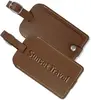 Personalized Vintage Leather Luggage Tag