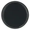 Custom Vintage Round Leather Coaster