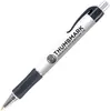 Vision Grip Click Pen with Silver Trim (Black or Blue Ink)