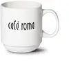 12oz Custom Printed Vivian Porcelain Coffee Mug for Business Promotion