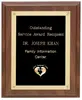 Walnut Finish Classic Achievement Plaque