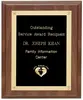 Walnut Finish Classic Achievement Plaque