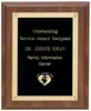 Walnut Finish Classic Achievement Plaque