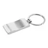 Custom Silver Wave Key Ring - Metal Alloy