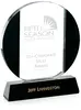 Black & Clear Customizable Crystal Achievement Award