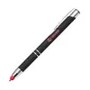 Custom Branded William Pen with Stylus - Premium Metal Design