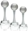 Customizable Crystal Golf Award for Outstanding Golf Achievements