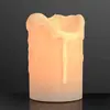 Windproof LED Pillar Candle with Moving Flame