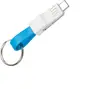 PromoWizard Keyring Cable 3-in-1 - Mobile Device Adapter & Charger