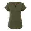 Custom Women's Short Sleeve Curved Hem Tee - Amos Eco