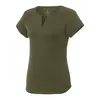 Custom Women's Short Sleeve Curved Hem Tee - Amos Eco