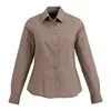 Customized Women's Preston Long Sleeve Button Up Shirt - 65% Polyester 35% Cotton