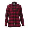 Custom Long Sleeve Women's Flannel Shirt - Roots73 Sprucelake