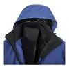 Customizable 3-in-1 Women's Sherpa Fleece Jacket with Detachable Hood