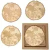 Wood Coasters: Round