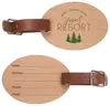 Custom Wood Luggage Tag