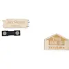 Wood Name Tags