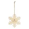 Wood Ornament - Snowflake