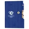 Woodgrain Look Notebook With Sticky Notes And Flags