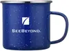 16oz customizable enamel camping mug with extra large handle