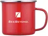 16oz customizable enamel camping mug with extra large handle