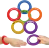 Customizable Silicone Stress Wrist Disc and Throwing Toy