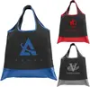 Foldaway Shopping Tote Bag - 210D Polyester, 420D RipStop Trim