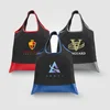Foldaway Shopping Tote Bag - 210D Polyester, 420D RipStop Trim