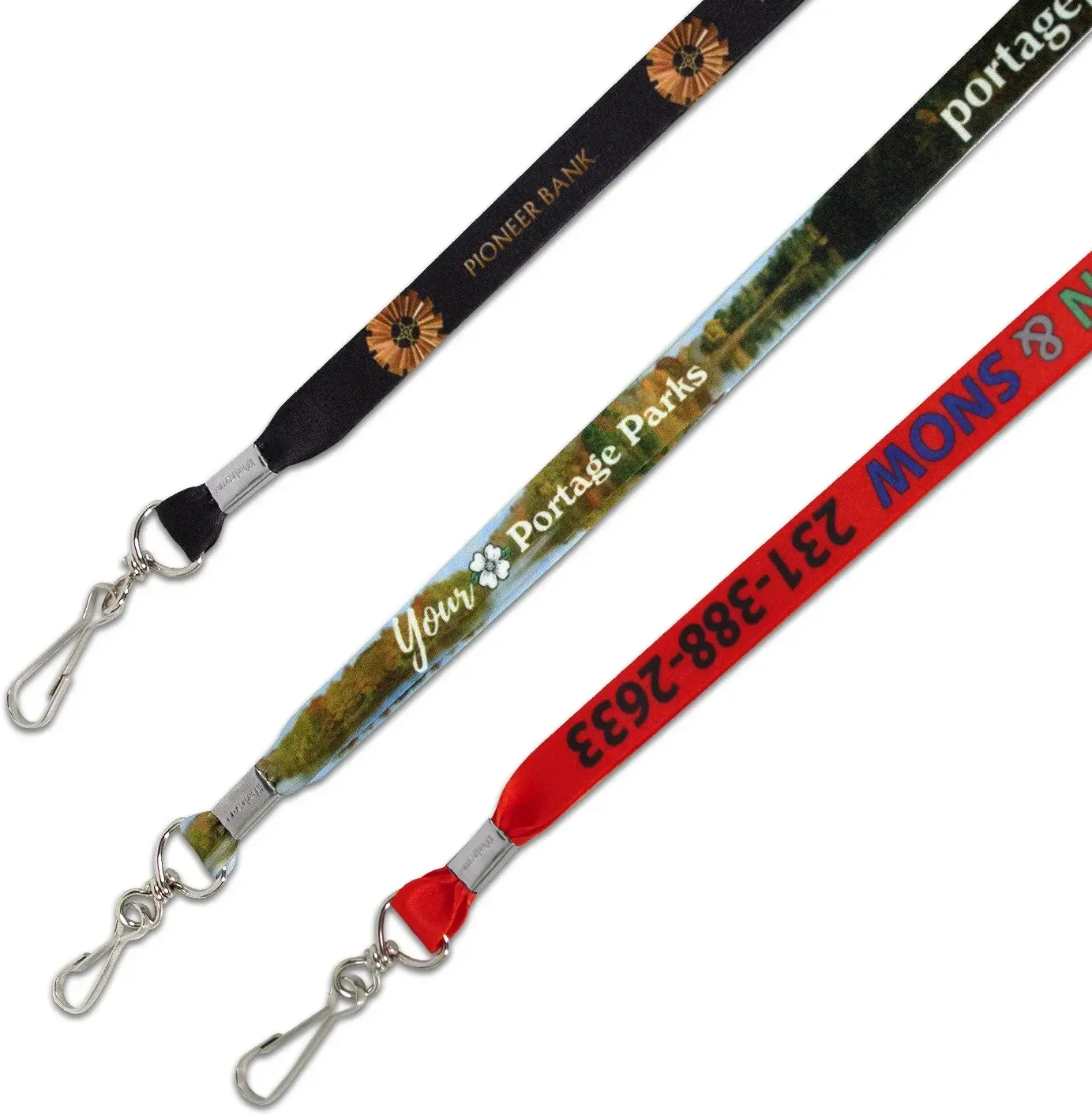 LogoLooms Personalized Eco Lanyards (1/2")