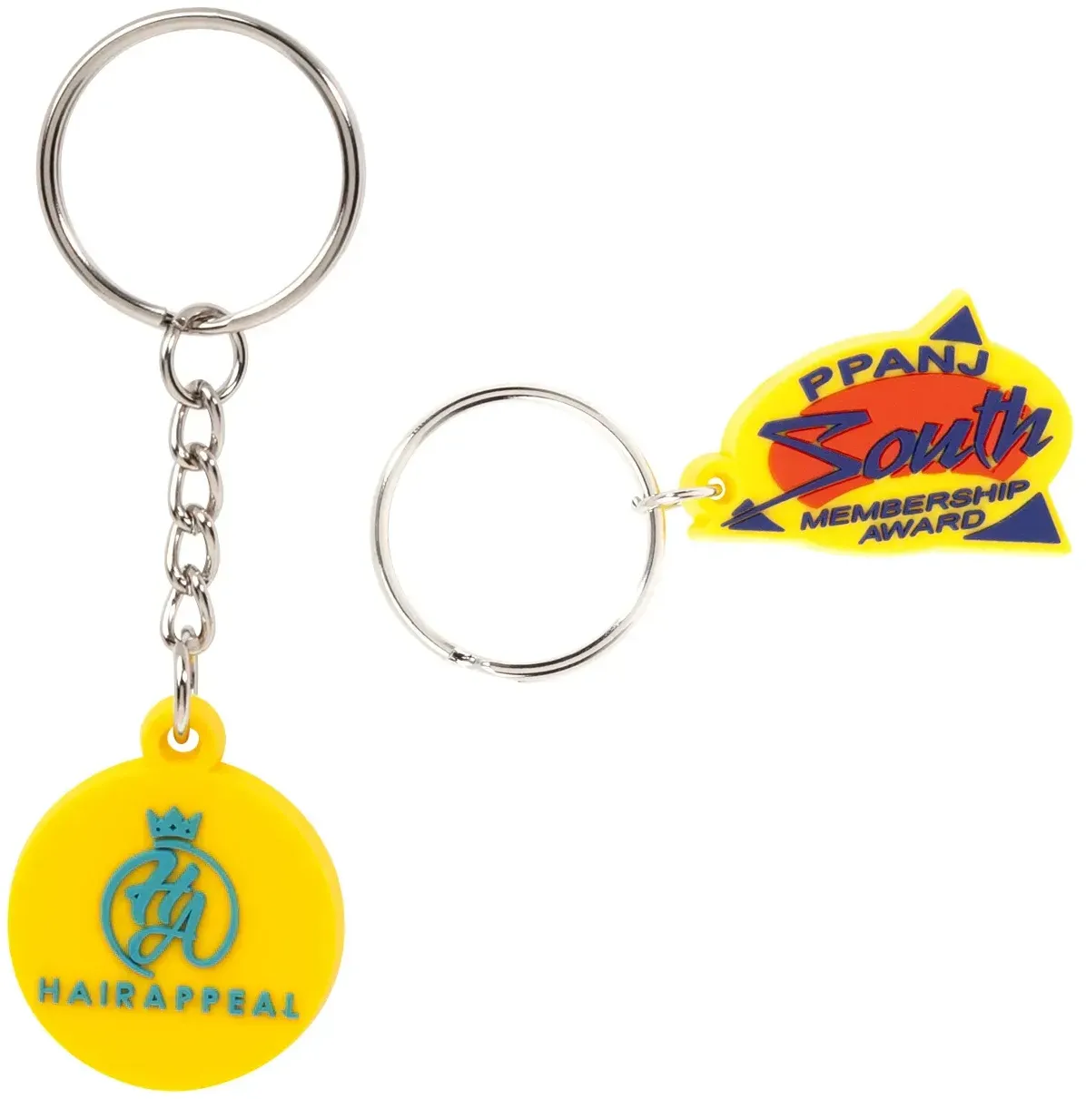 Branded 2D PVC Key Tag