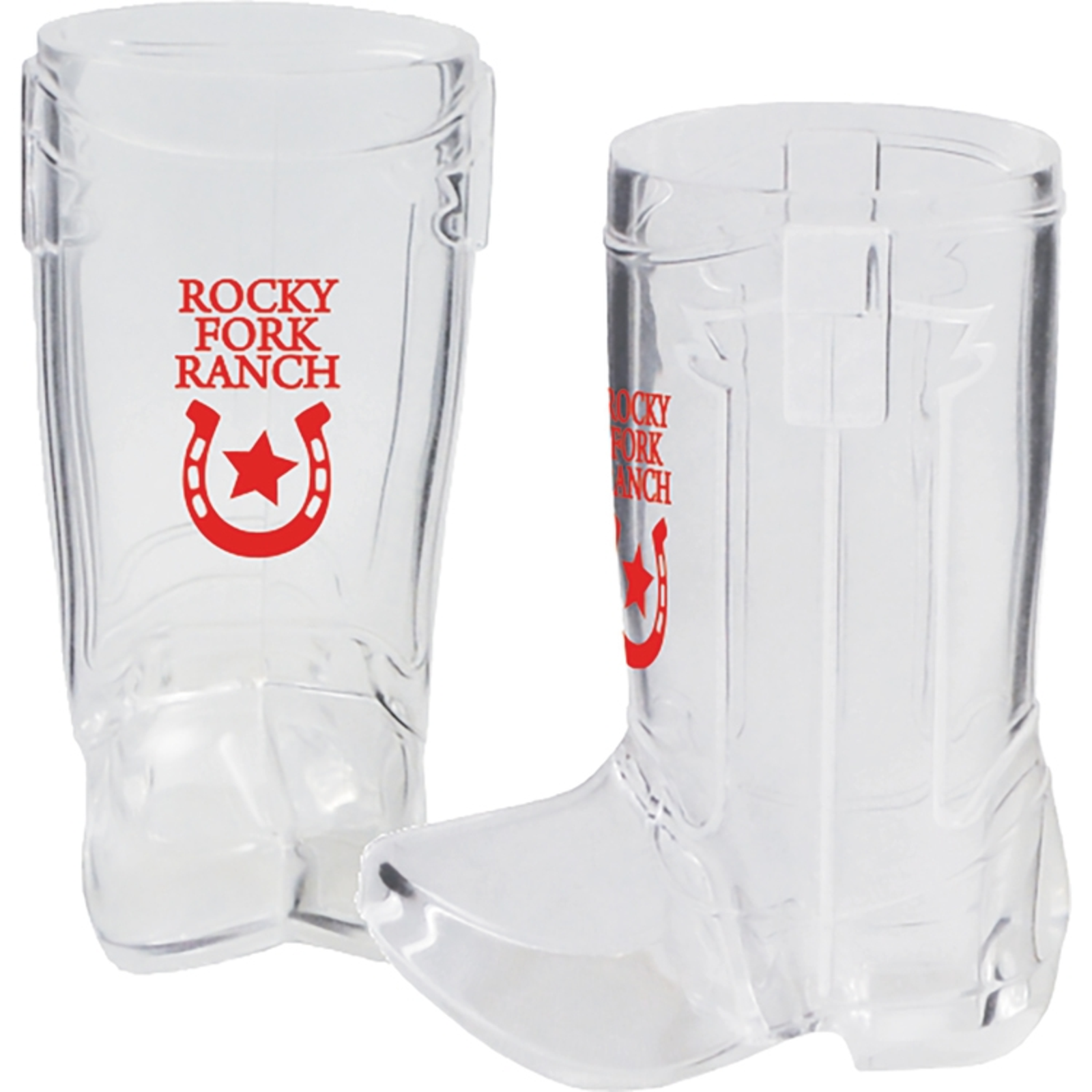 1.5 oz. Plastic Cowboy Boot Shot Glass