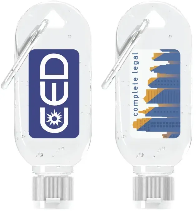 Personalized Carabiner Hand Sanitizer - 1.8 oz.