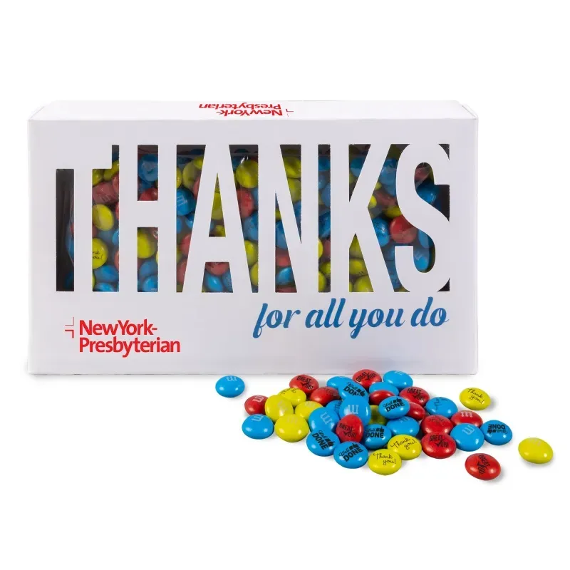 1 lb. M&M'S® Thanks for All You Do Diecut Box